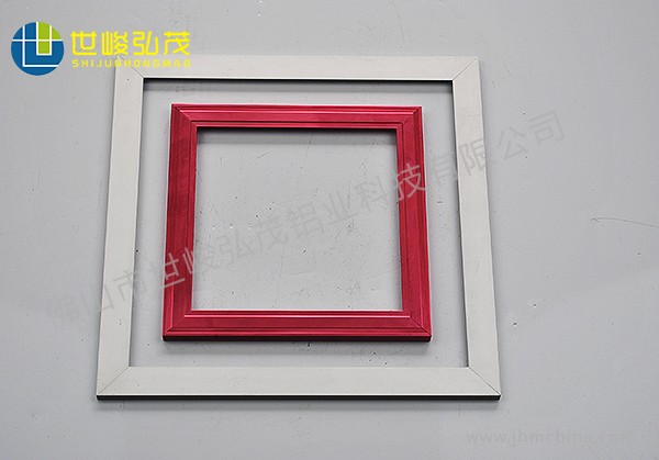 超薄廣告燈箱畫(huà)框鋁型材-5