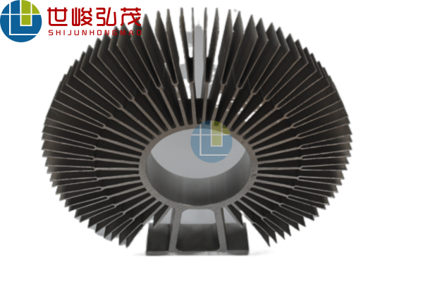 350太陽(yáng)花電子散熱器鋁型材